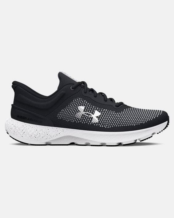 Men's UA Charged Escape 4 Knit Running Shoes in Black image number 0